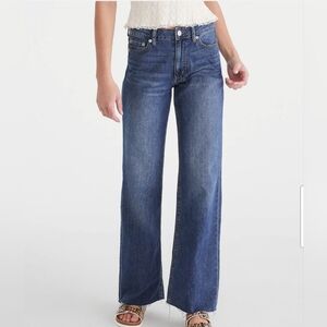 Aeropostale Distressed Blue Flare Jeans